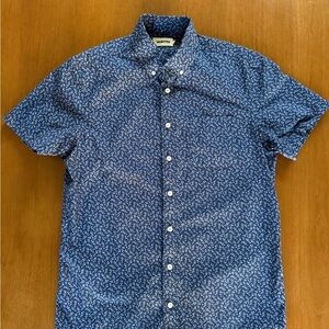 Taylor Stitch Blue Floral Men's Shirt